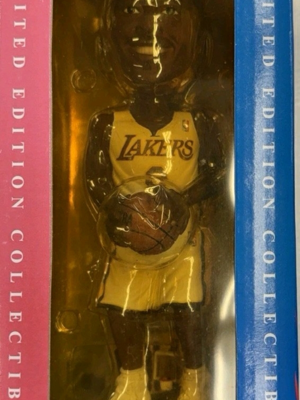 NBA Los Angeles Lakers Yellow Basketball Figure Collectible